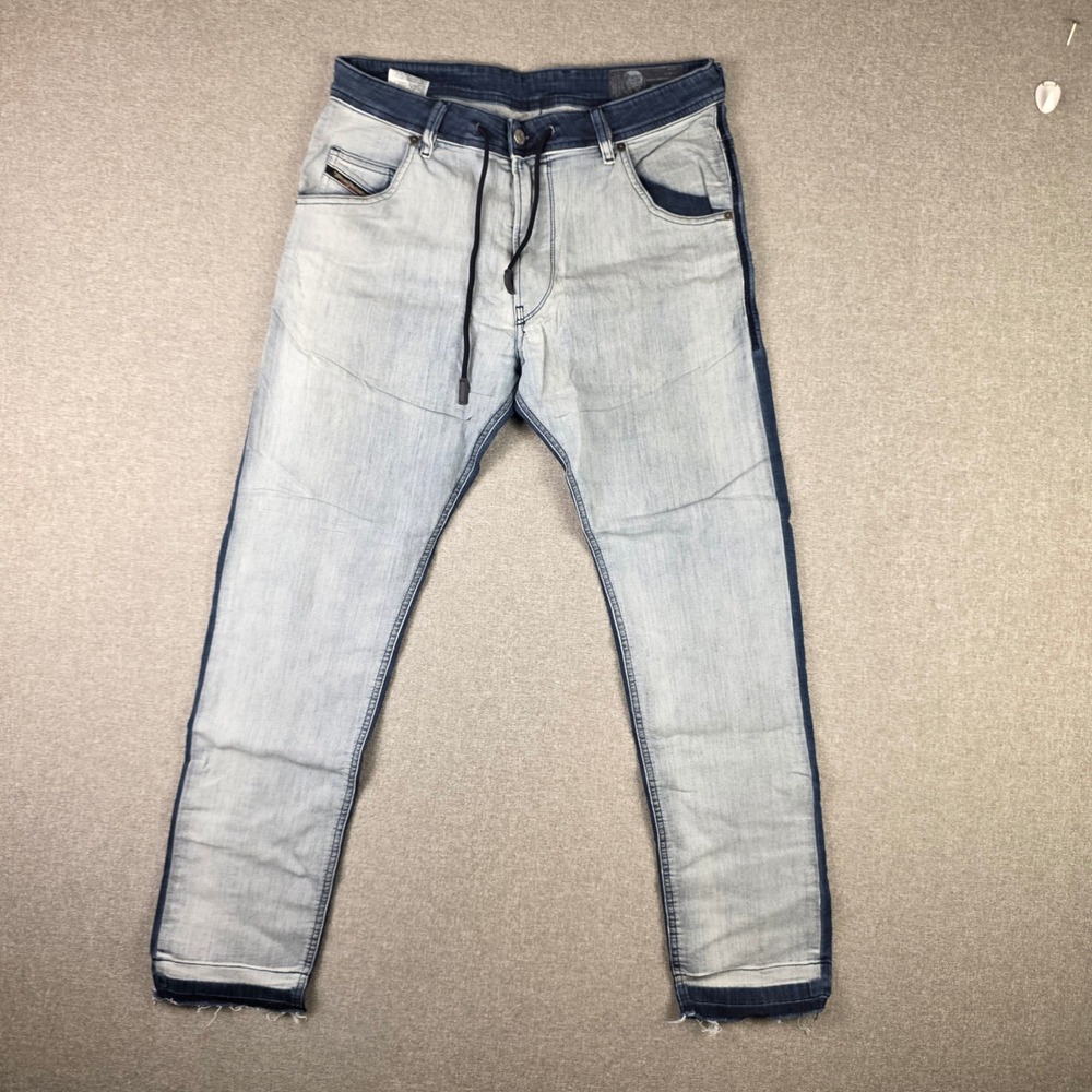 Diesel Krooley CB-NE JoggJeans Mens 30 Light Wash Sweatpant Denim Hybrid Pants